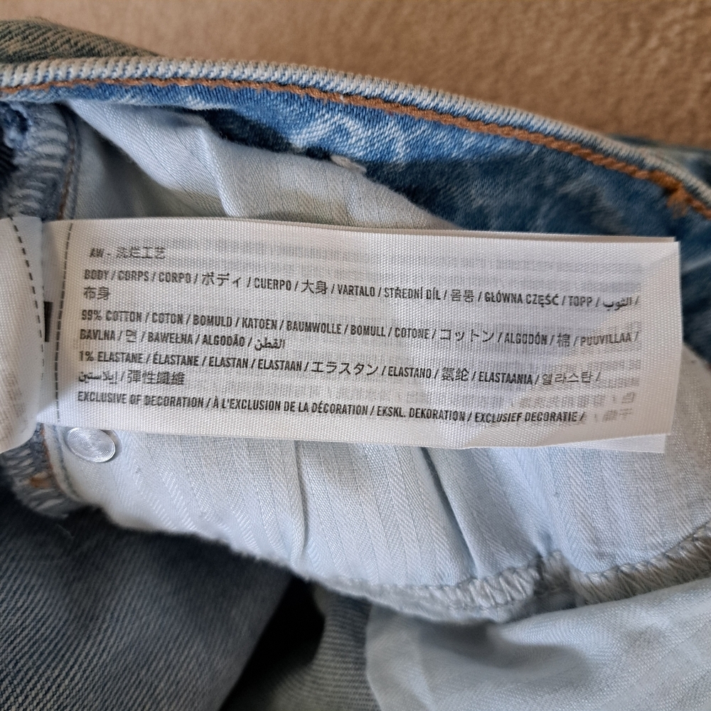 Abercrombie & Fitch Denim 90s Straight Ultra High Rise Jeans Blue Size 27 - Picture 8 of 16